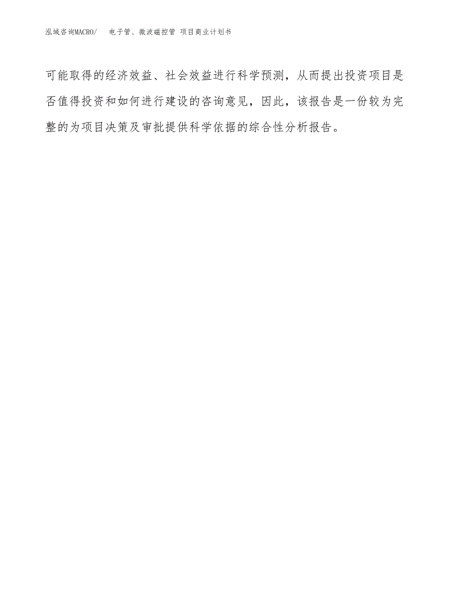 电子管、微波磁控管 项目商业计划书参考模板.docx_第4页