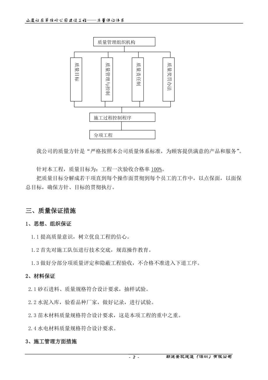 山厦社区草堆岭公园建设工程(质量保证体系)2_第3页