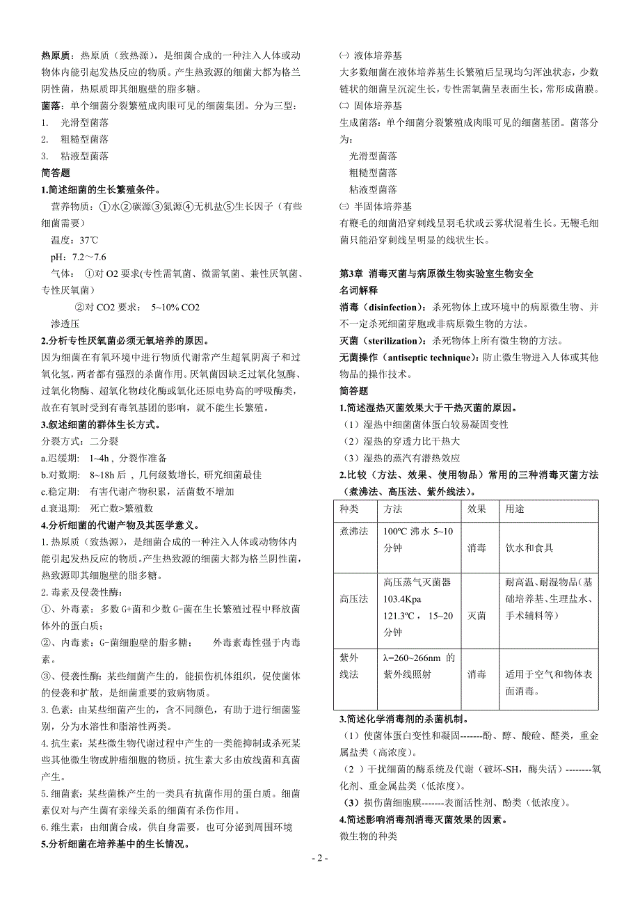 医学微生物学复习要点.重点 总结_第2页
