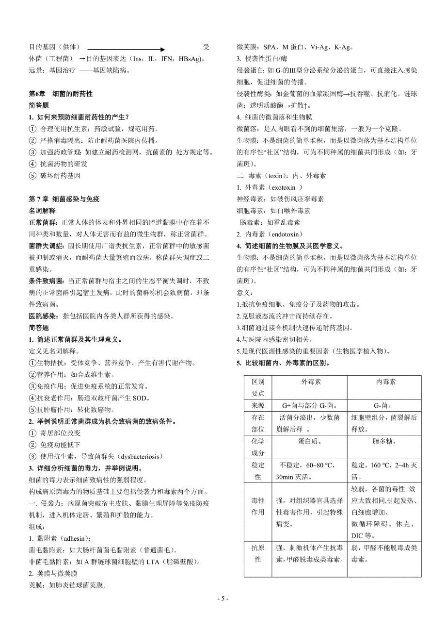 医学微生物学复习要点.重点 总结_第5页