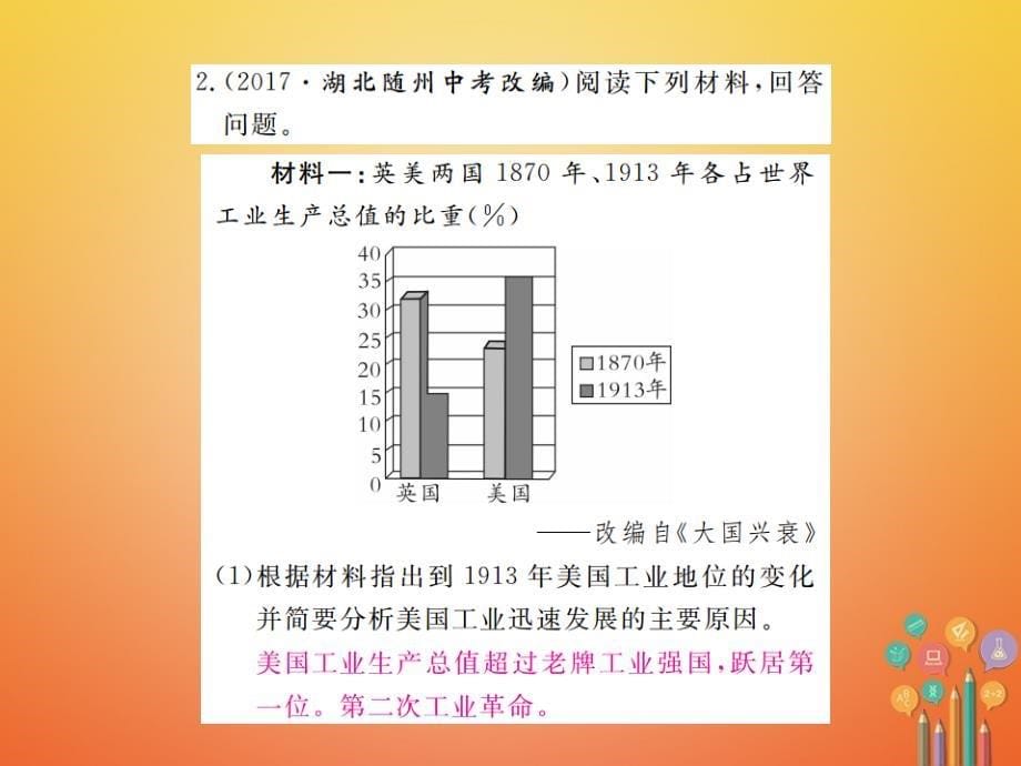 全国2018年九年级历史下册 第四单元 战后资本主义国家的变化小结练习 新人教版_第5页