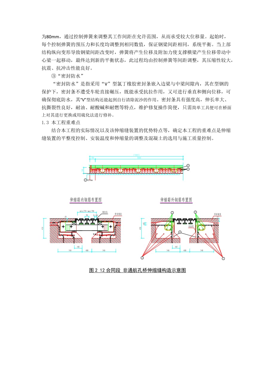 青岛海湾大桥ds320型毛勒伸缩缝施工技术要点_第2页