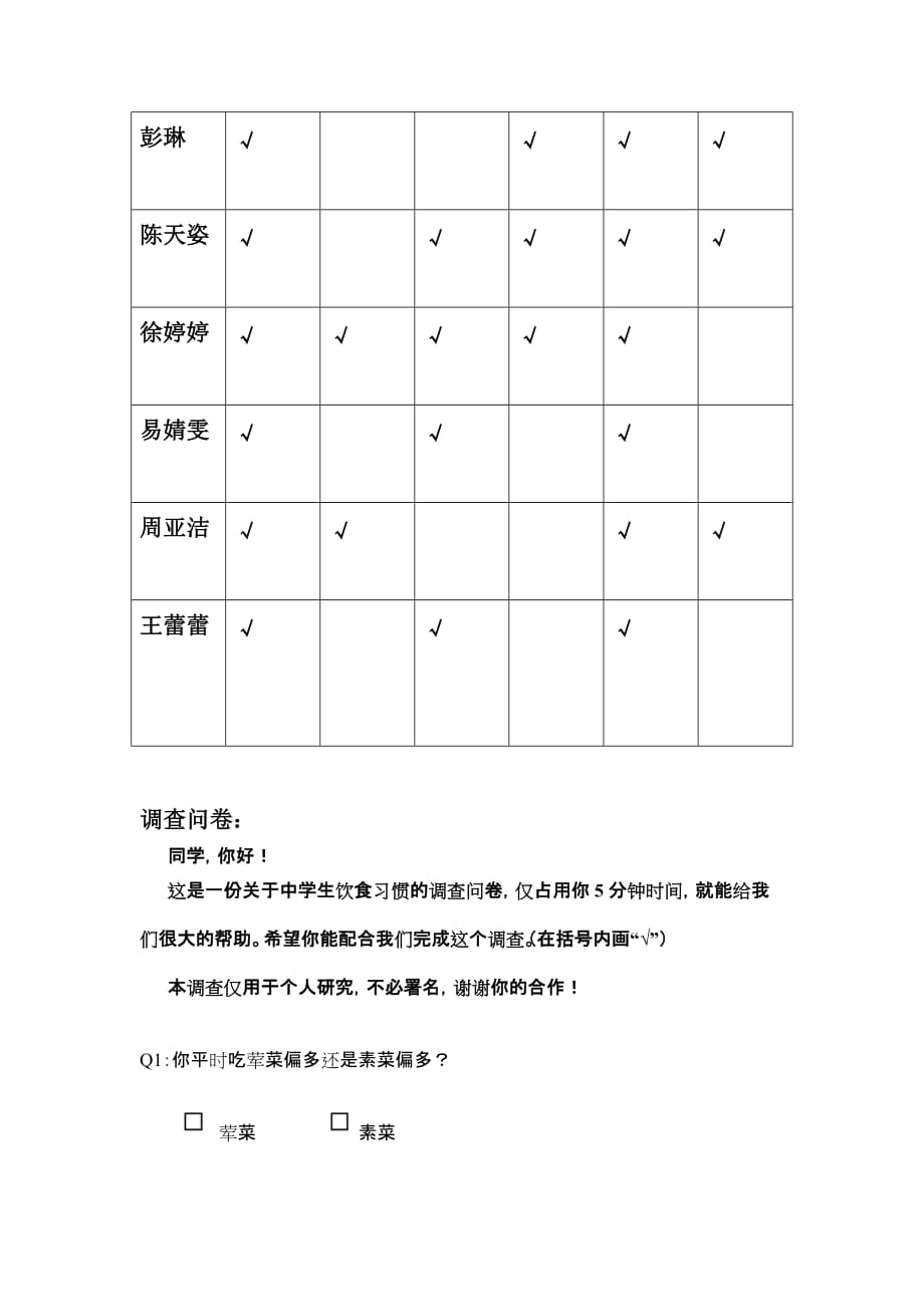 中学生饮食习惯调查报告_第2页