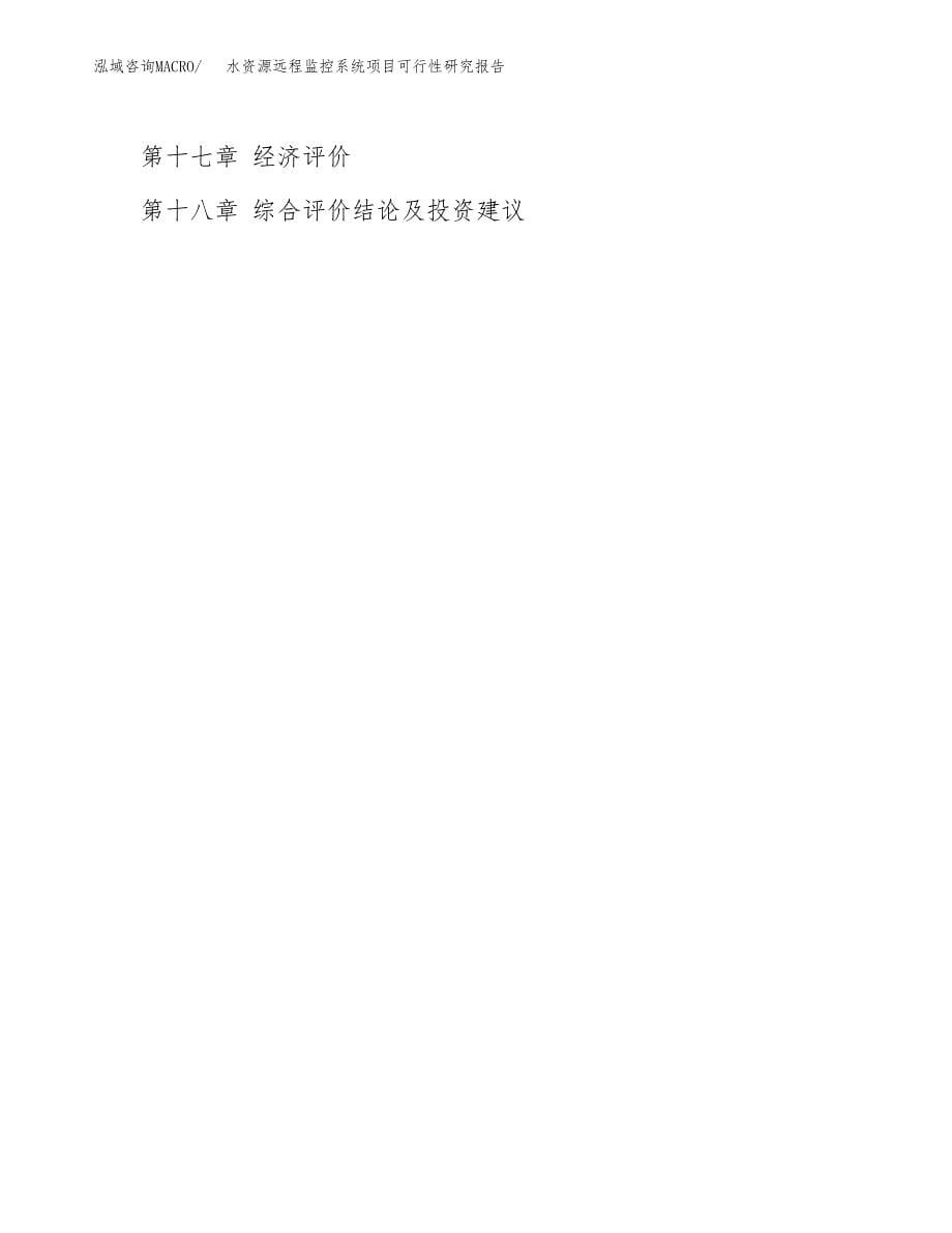 2019水资源远程监控系统项目可行性研究报告参考大纲.docx_第5页