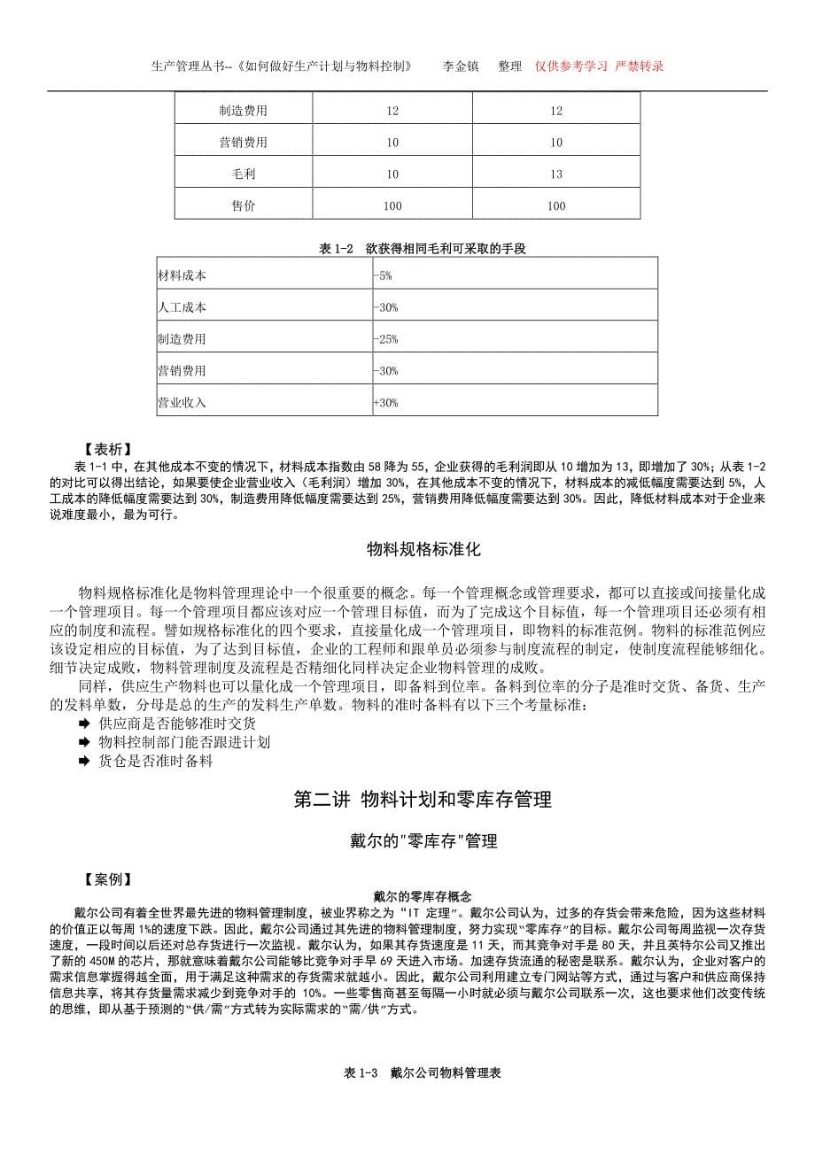 如何做好生产计划与物料 控制_第5页