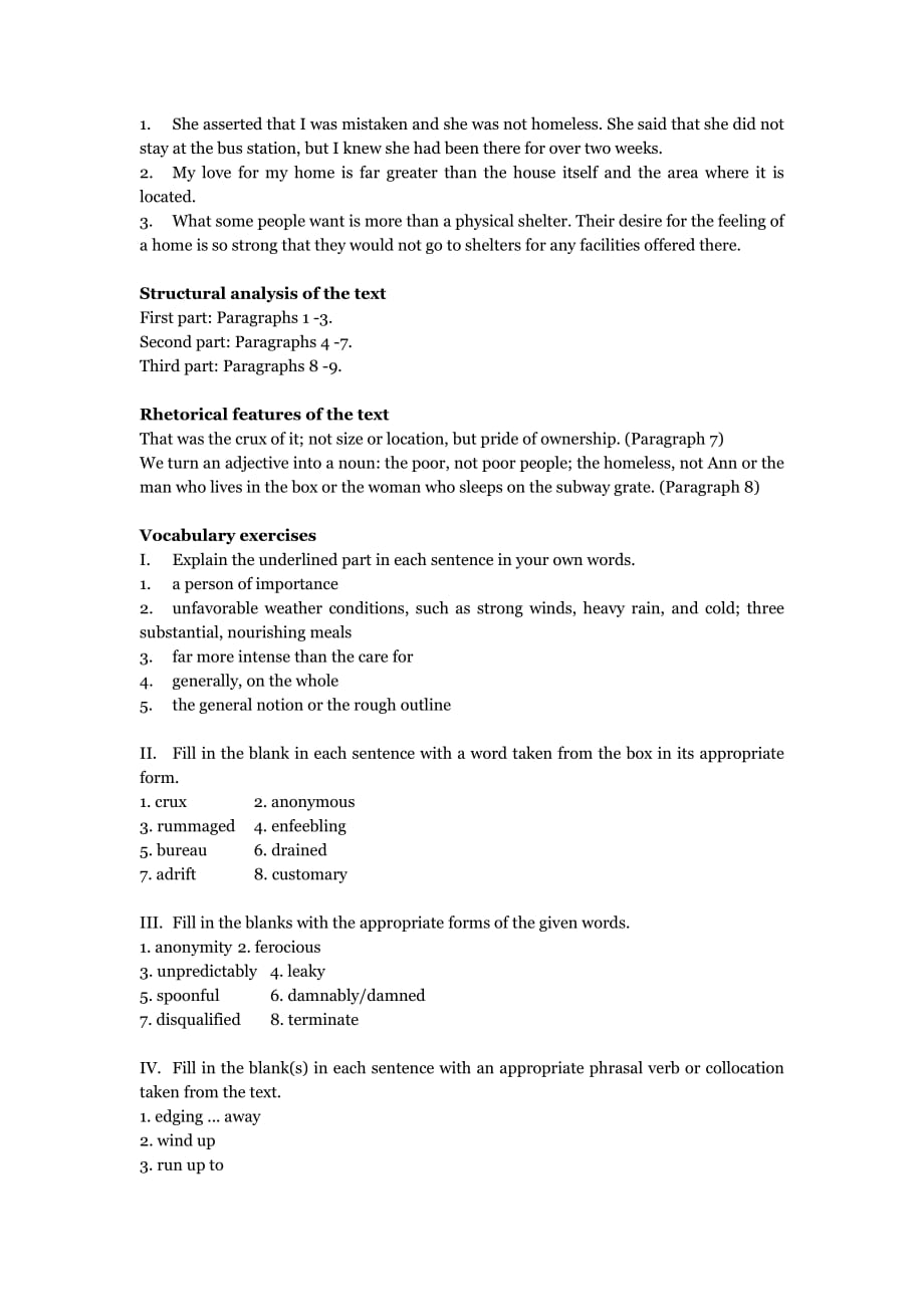 unit-14-homeless练习答案综合教程三_第2页
