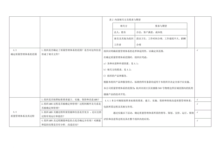 iso9001-2015内审检查表(带审核记录版)_第4页