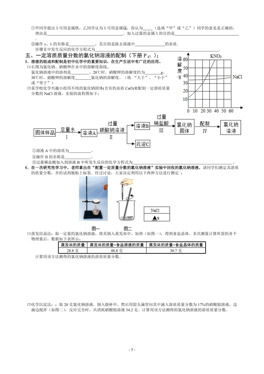 iii.初中化学八个基础实验(八个必考一个)【中考化学专题复习】.doc_第3页