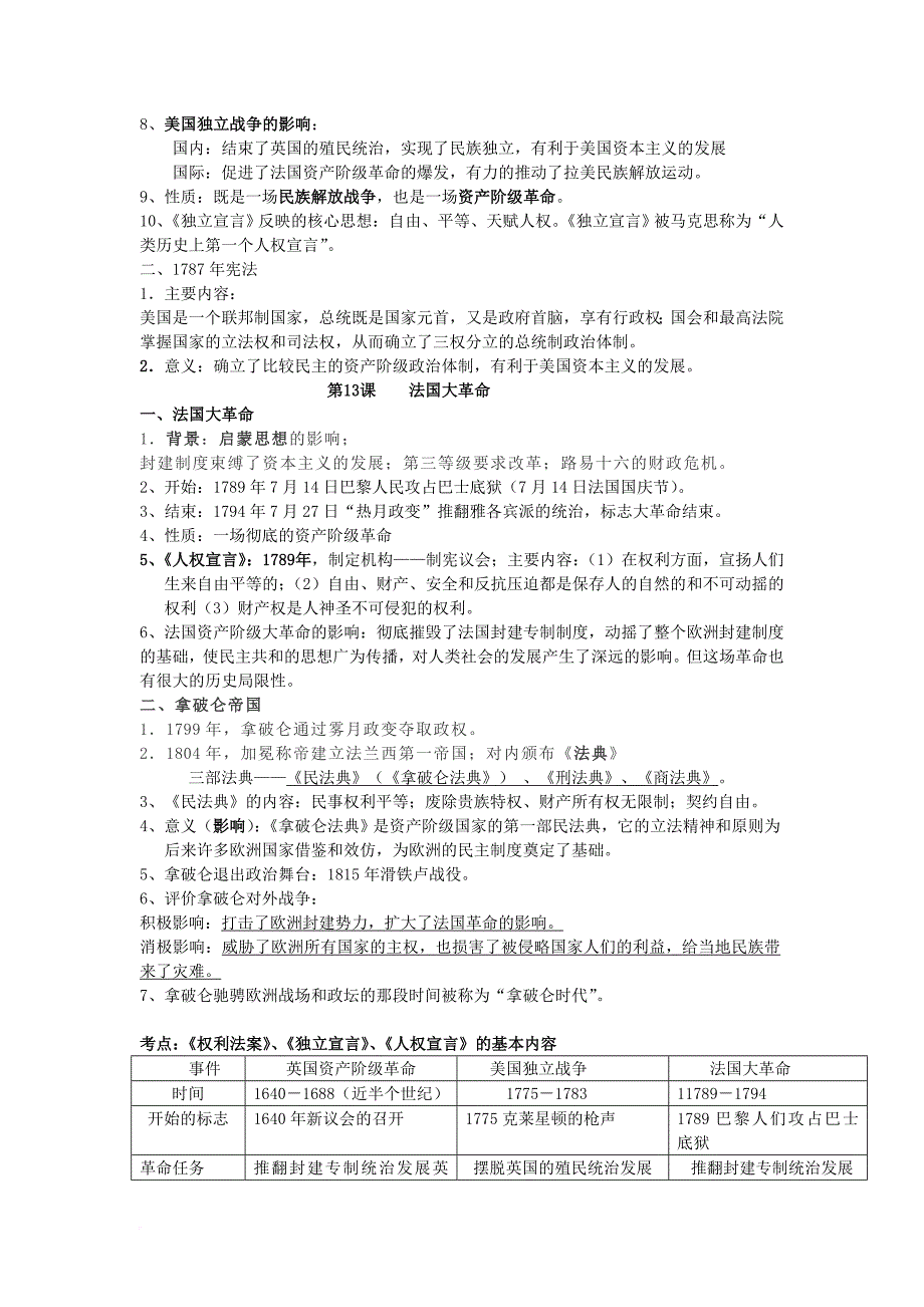 2018年新北师大版九年级历史上册总复习题纲.doc_第4页