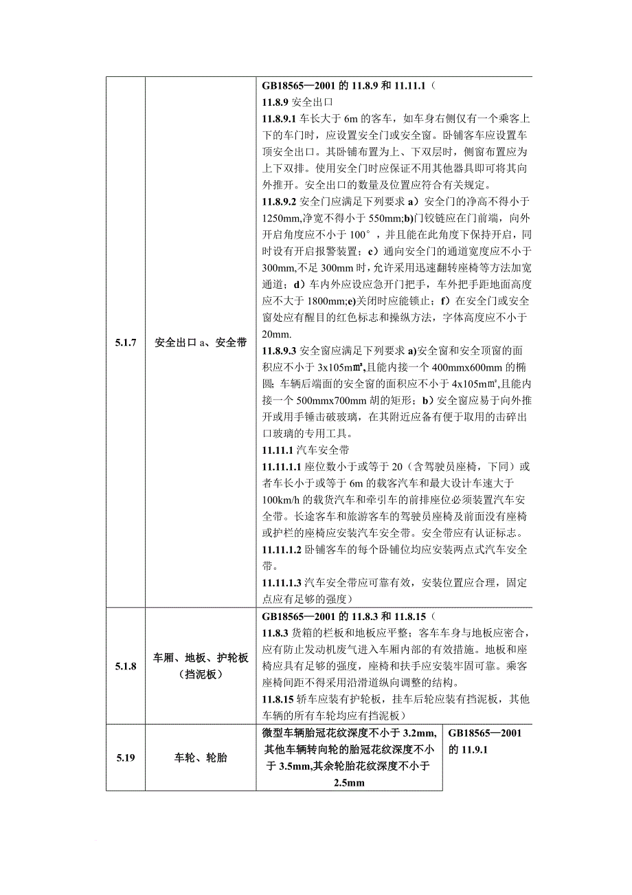 jt-t198-2004(营运车辆技术等级划分和评定要求).doc_第4页