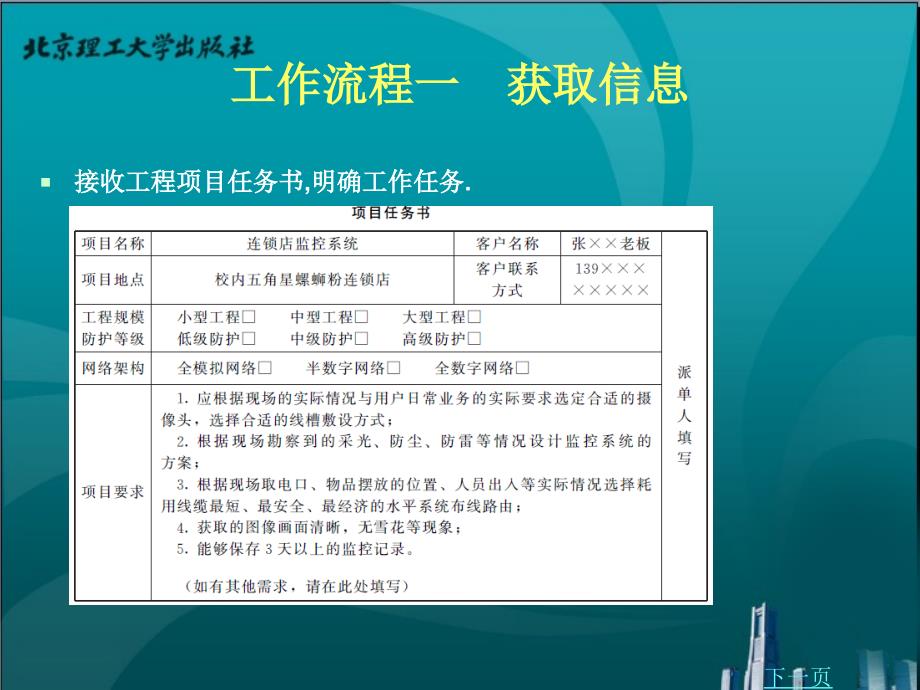 视频监控网络的设计与施工教学课件作者韦鸿举学习任务一　连锁店监控系统_第3页