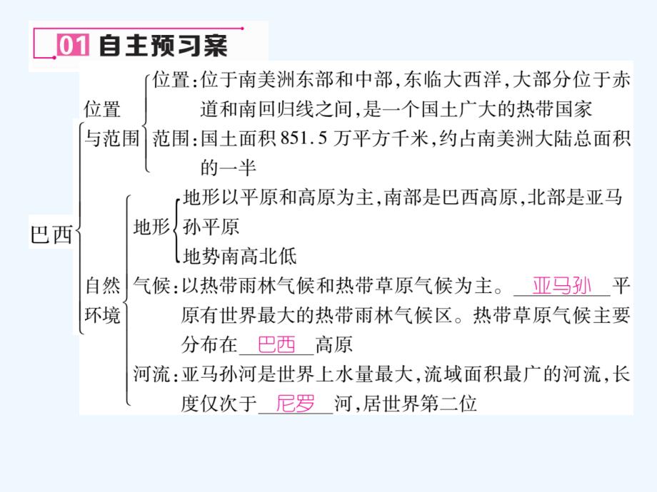 2016-2017学年七年级地理下册 8.6 巴西 （新版）湘教版_第4页