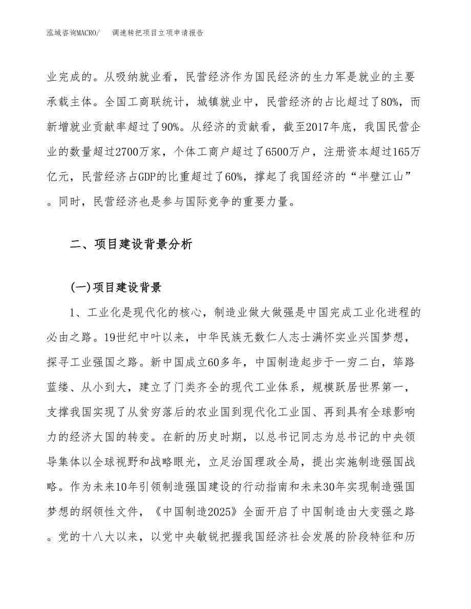 关于建设调速转把项目立项申请报告模板（总投资16000万元）_第5页