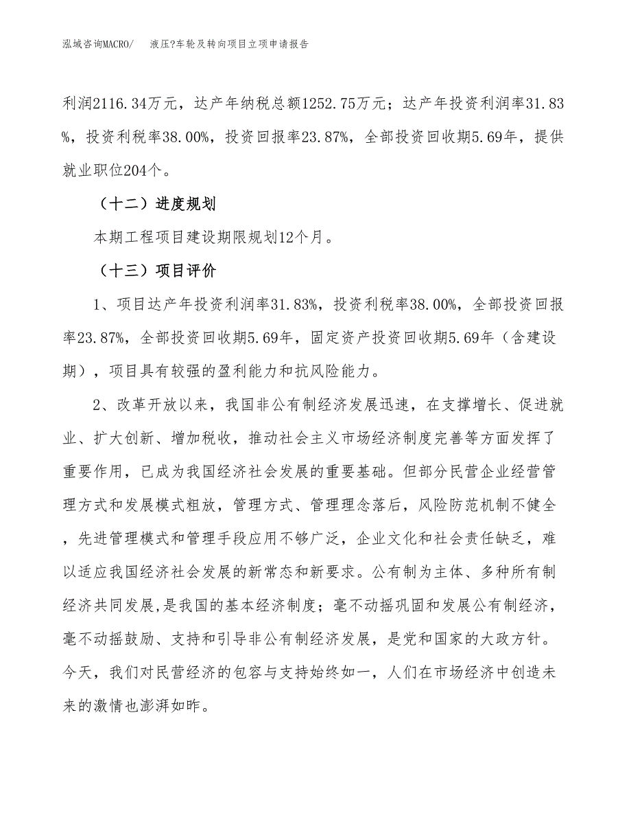 关于建设液压_车轮及转向项目立项申请报告模板（总投资9000万元）_第4页