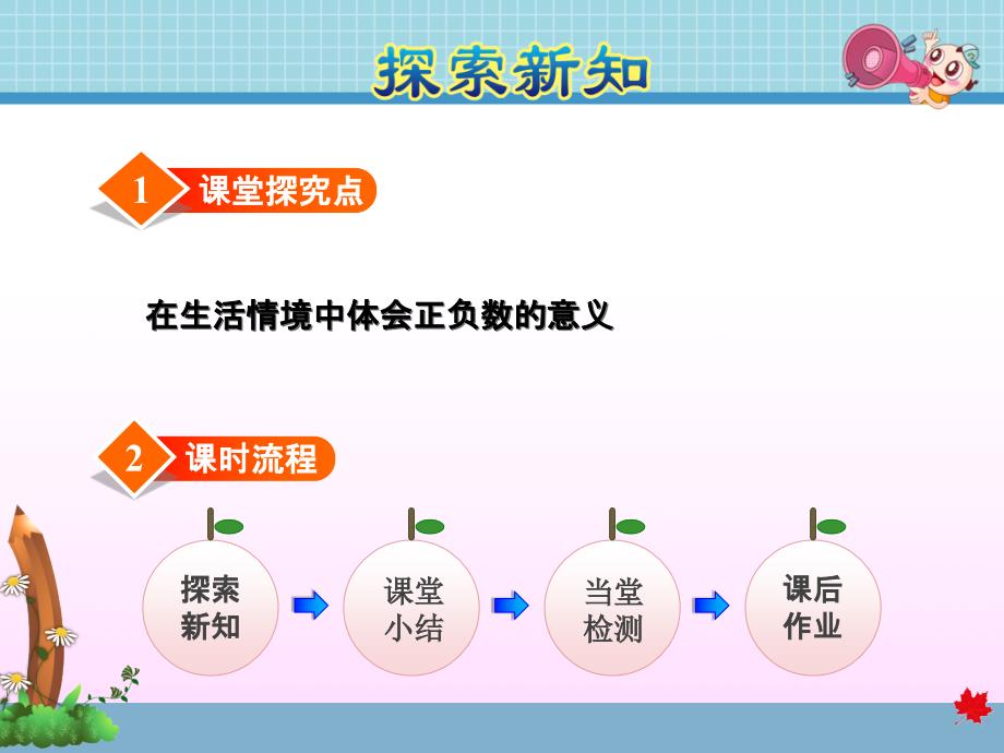 北师大版小学数学四年级上册第七单元《第2课时：正负数》教学课件PPT_第2页