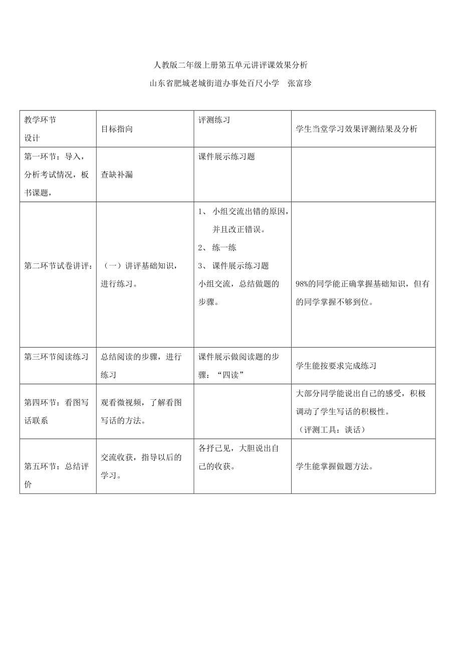 语文人教版二年级上册效果分析_第1页