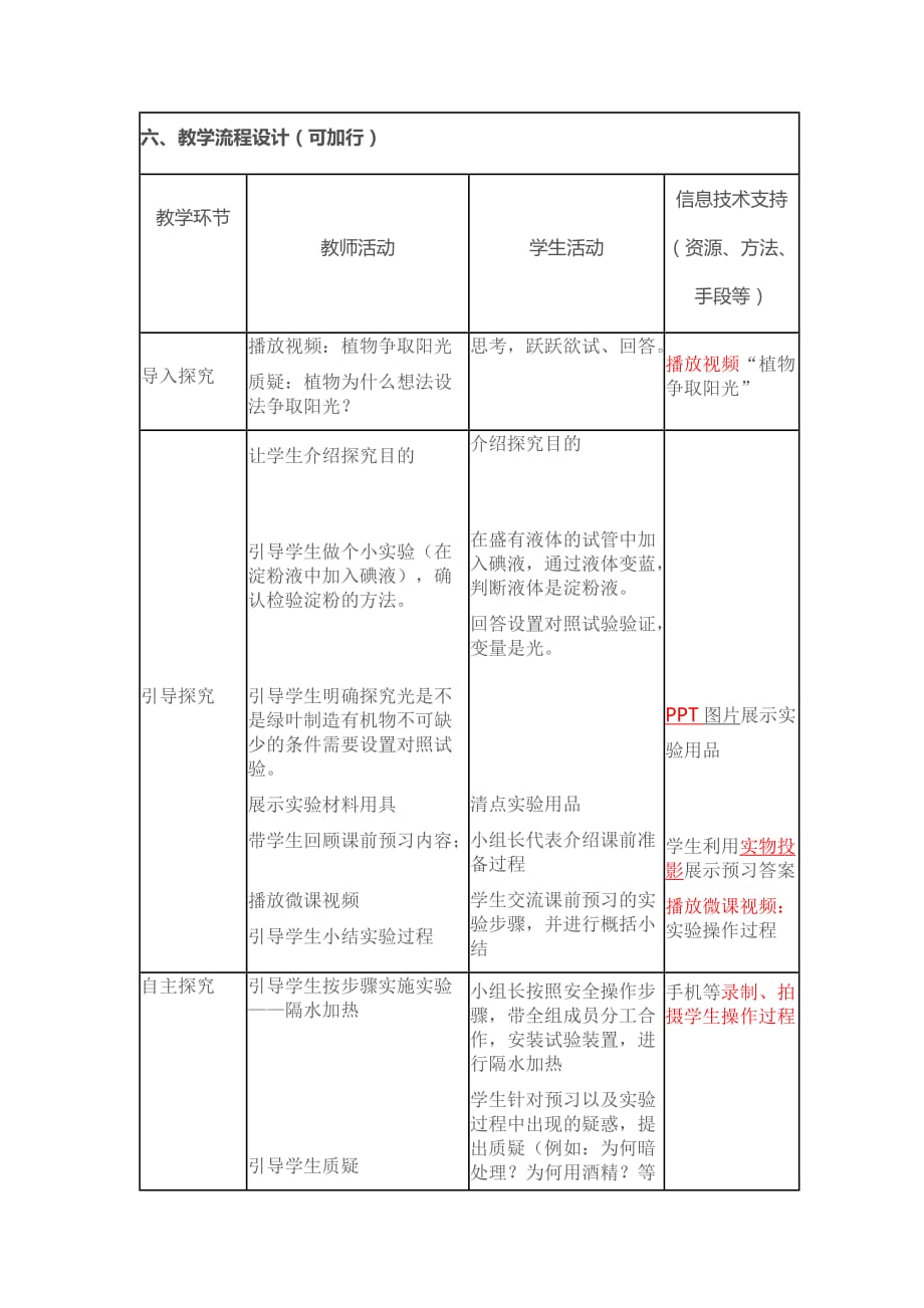 《绿色植物是生物圈中有机物的制造者》教学设计.doc_第3页