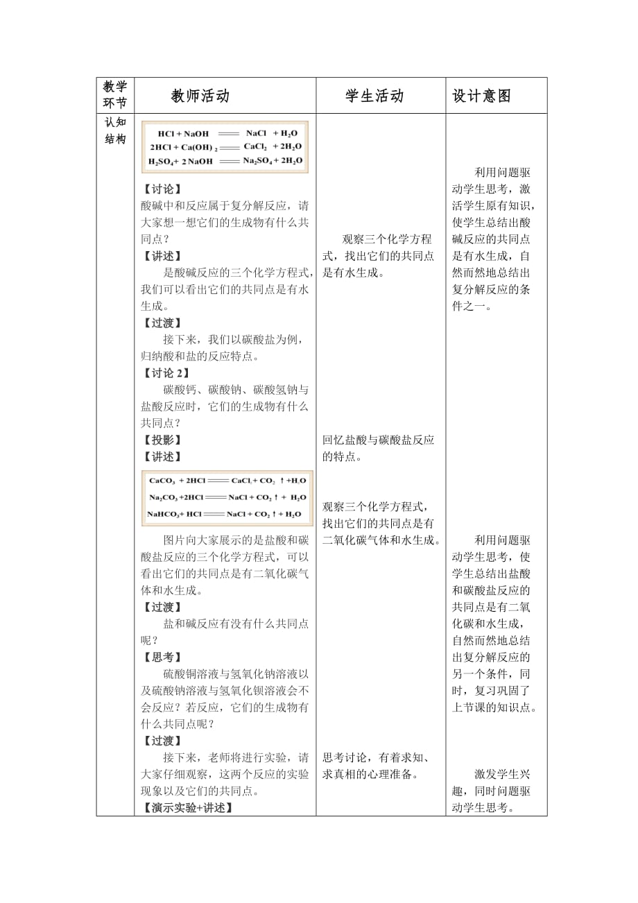 《复分解反应的条件》教学设计.doc_第2页