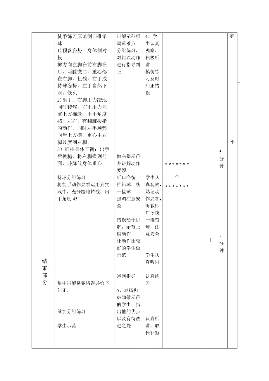 原地侧向推铅球教案1.doc_第4页