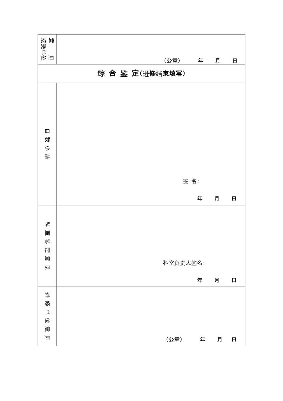 南京市中医院进修表_第5页