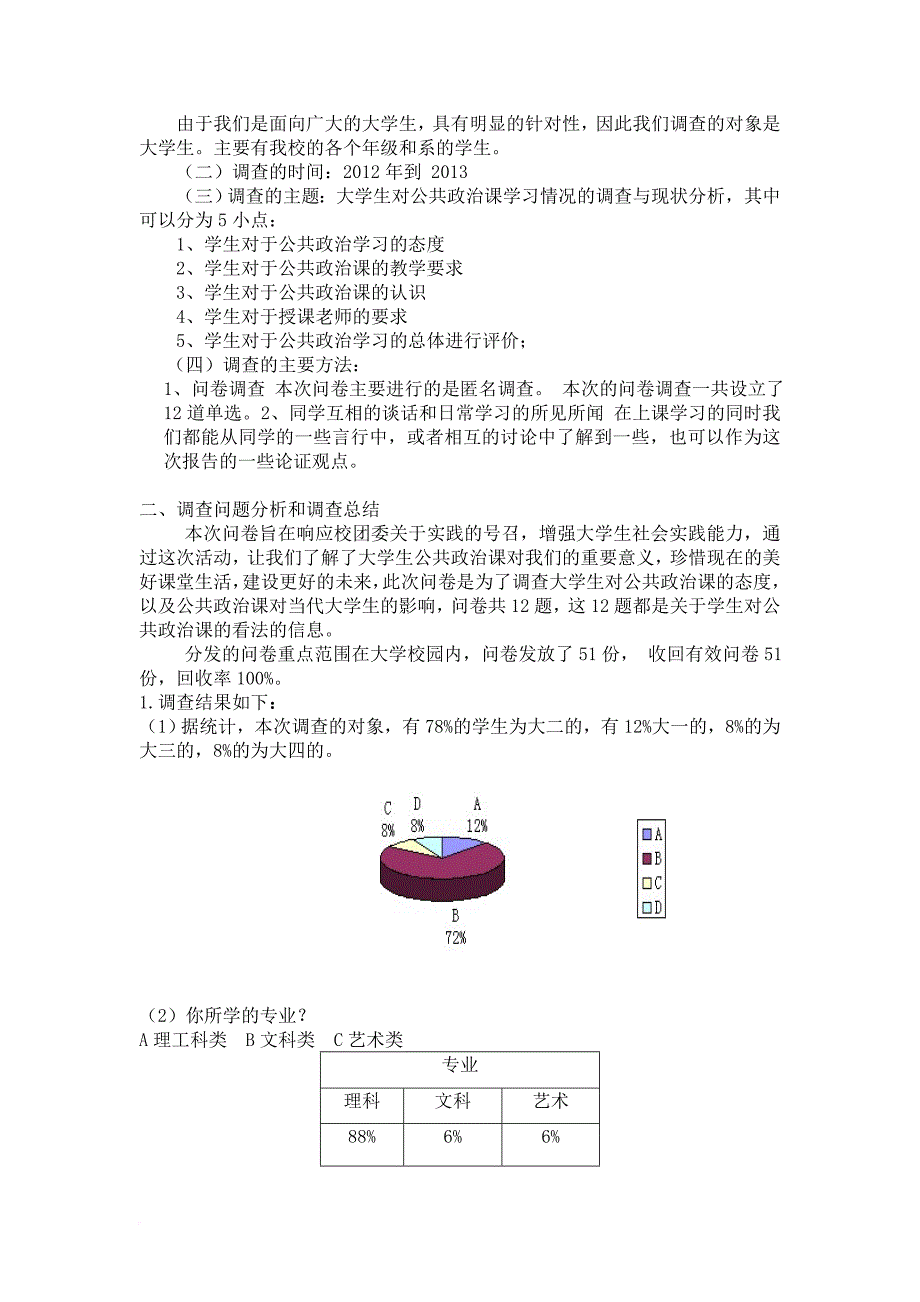 大学生公共政治课学习情况调查调查报告与现状分析.doc_第4页