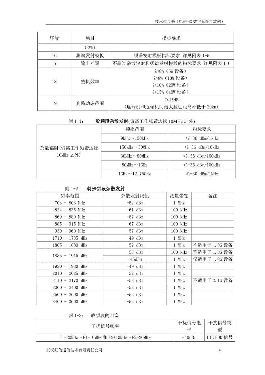 武汉虹信-电信4g数字光纤直放站技术建议书资料_第5页