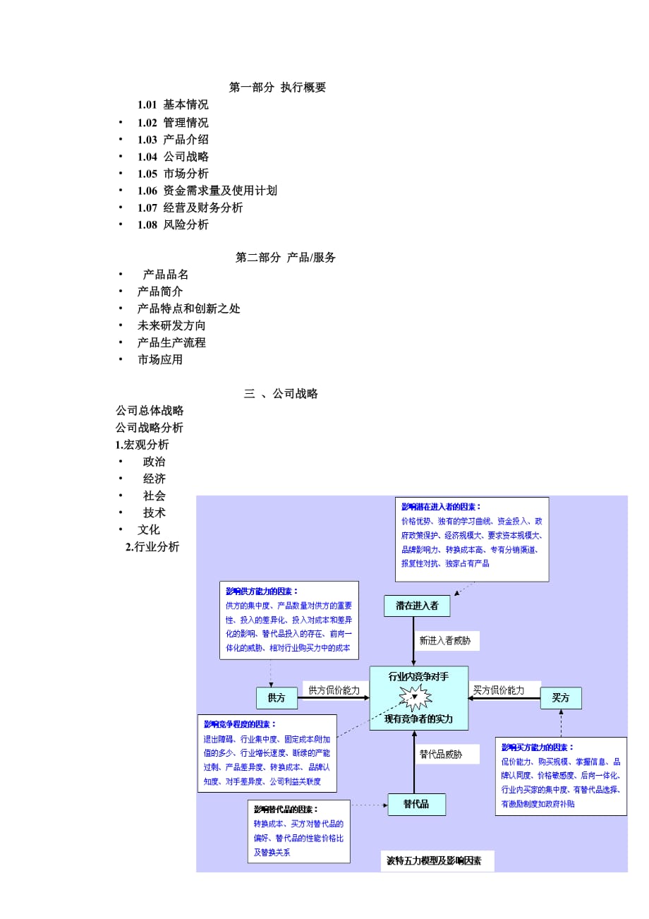 创业计划书模板(较具体).doc_第1页