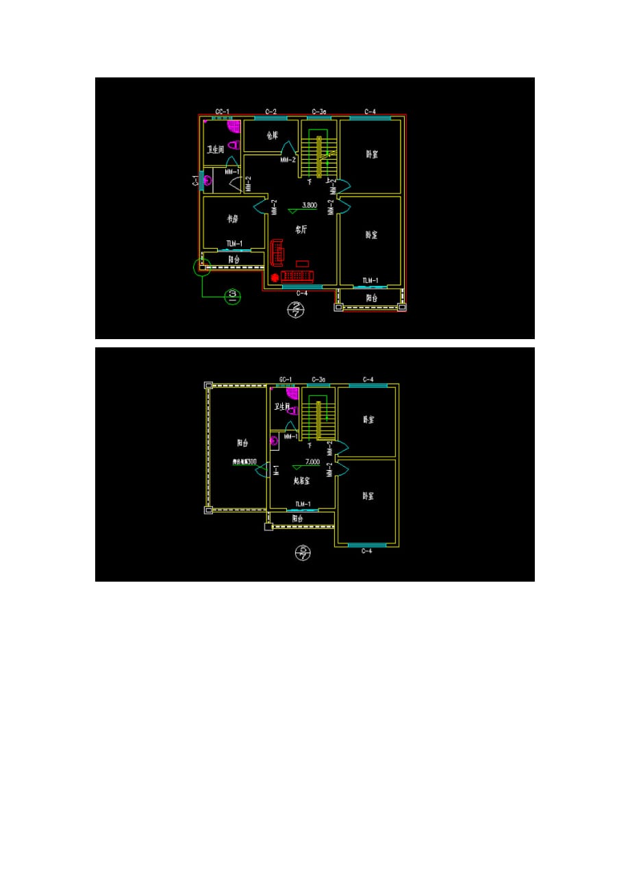 农村自建房经济型小三层房屋设计图纸带前后效果图.doc_第2页