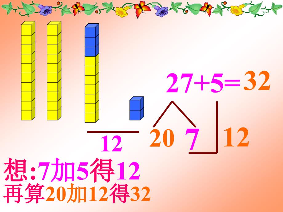 两位数加一位数（进位） 北师大版教学课件_第4页