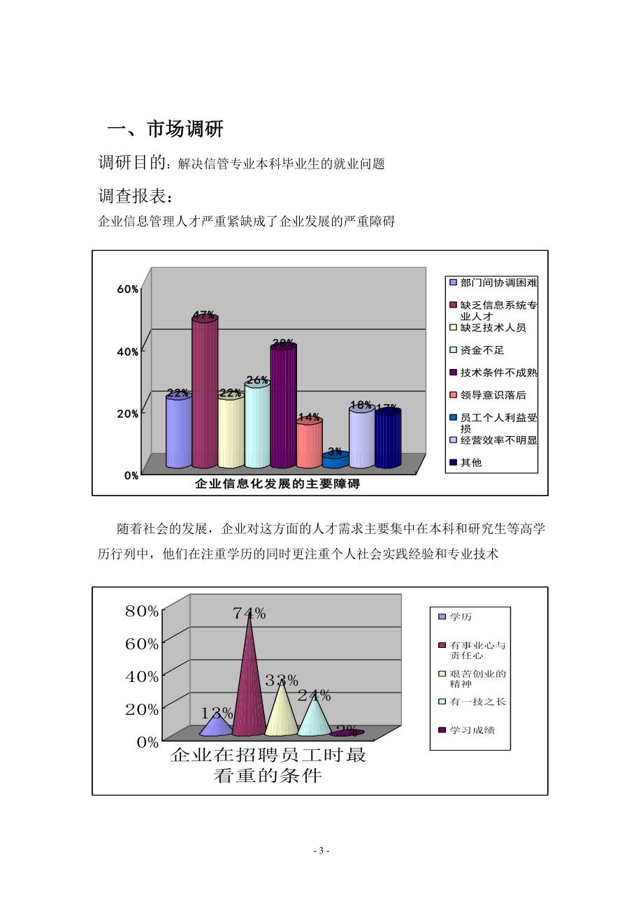 市场营销作业 信管专业就业问题_第4页