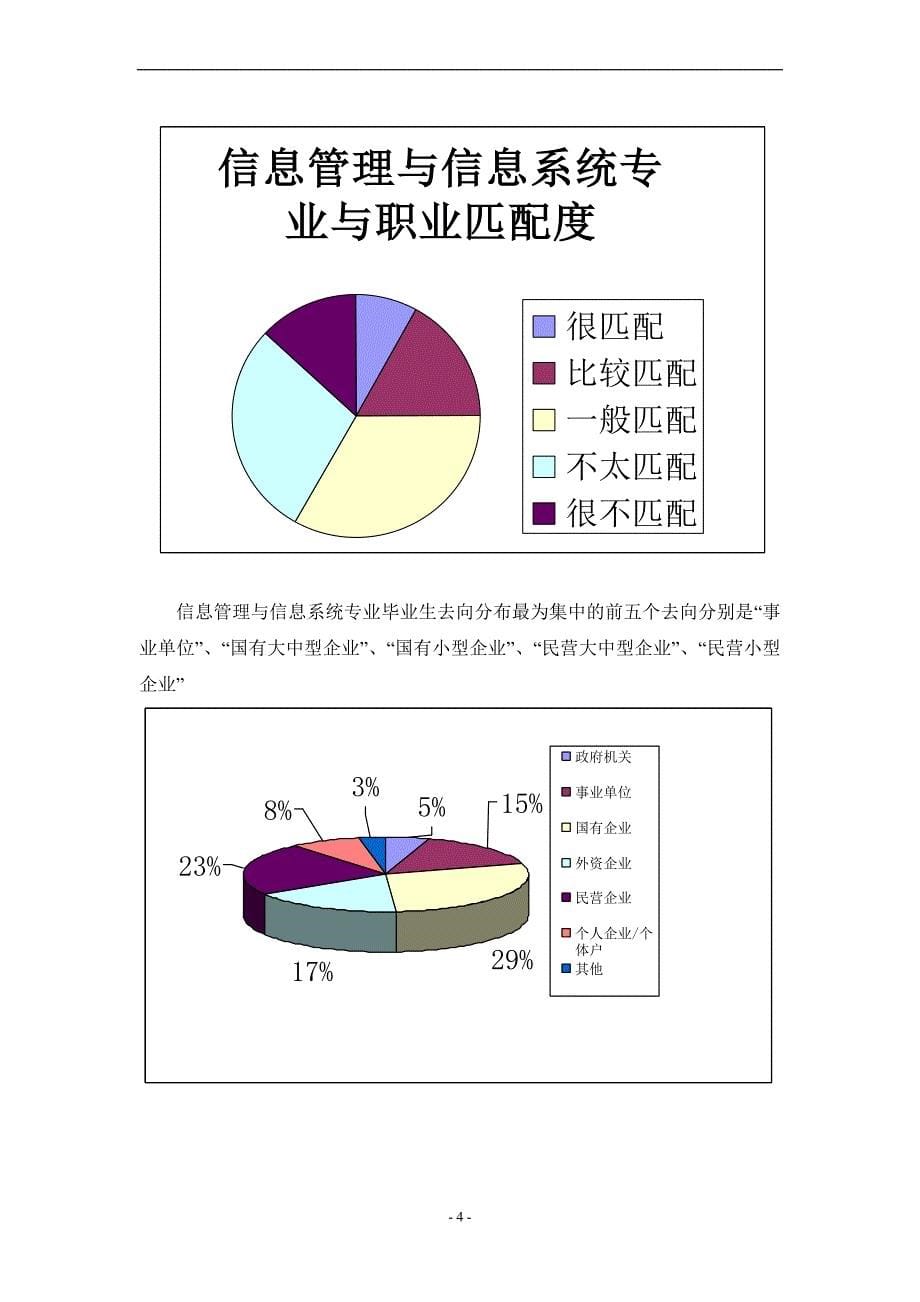 市场营销作业 信管专业就业问题_第5页