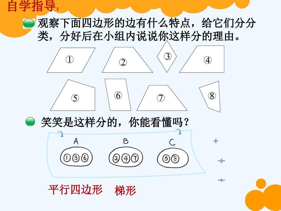 数学北师大版四年级下册课件《四边形分类》临猗县嵋阳小学张娜_第4页