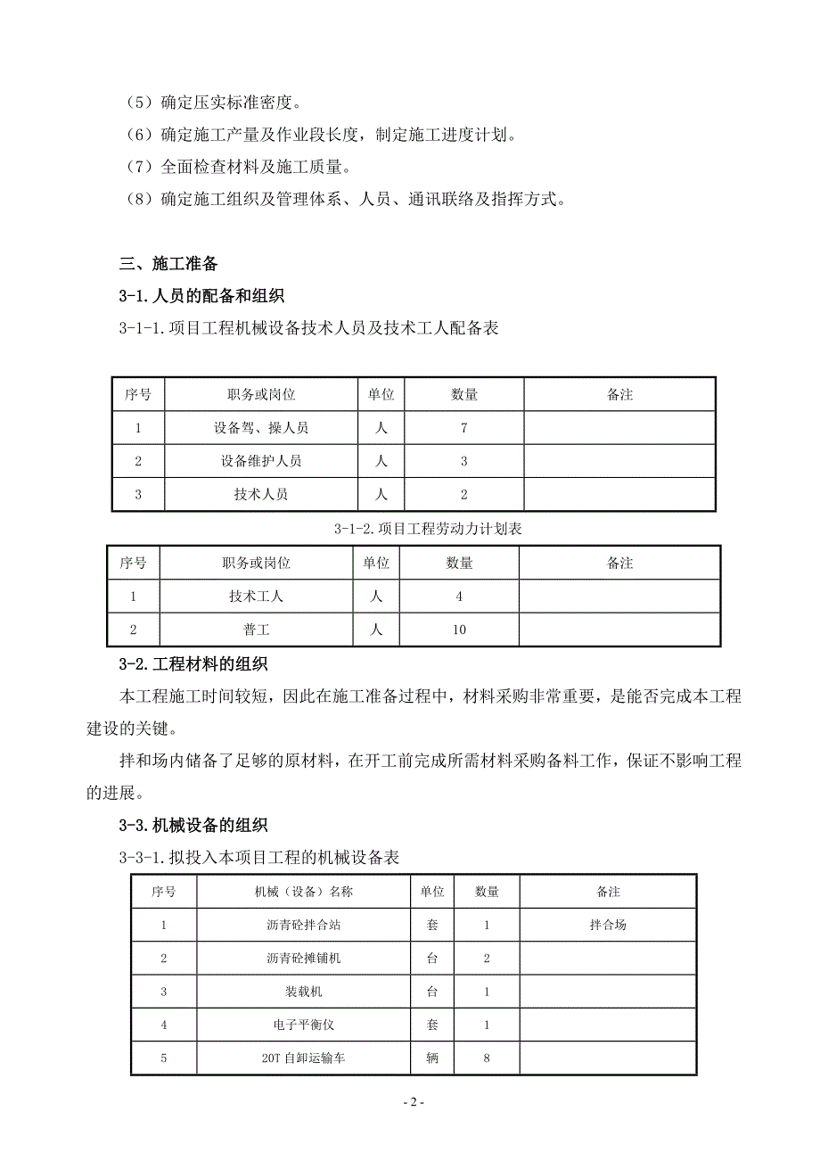 沥青试验段施工实施方案_第2页