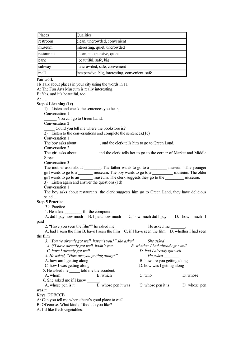 英语人教版九年级全册unit 3 section a 3 (grammar f_第2页