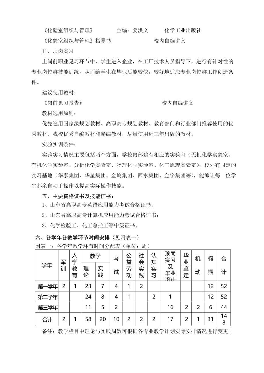 工业分析与检验专业培养计划.doc_第5页