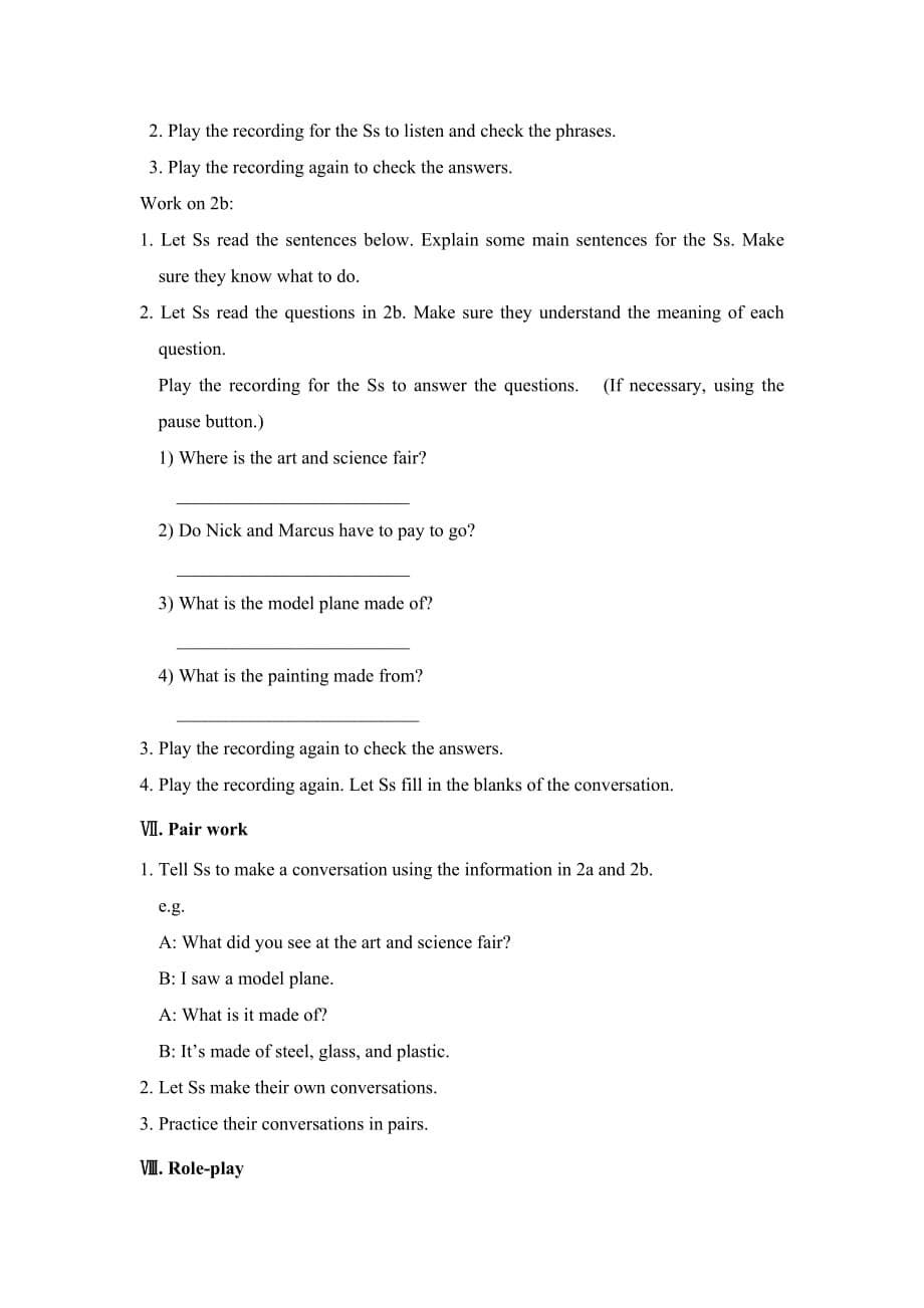 英语人教版九年级全册unit 5 section a ( 1a---2d )_第5页