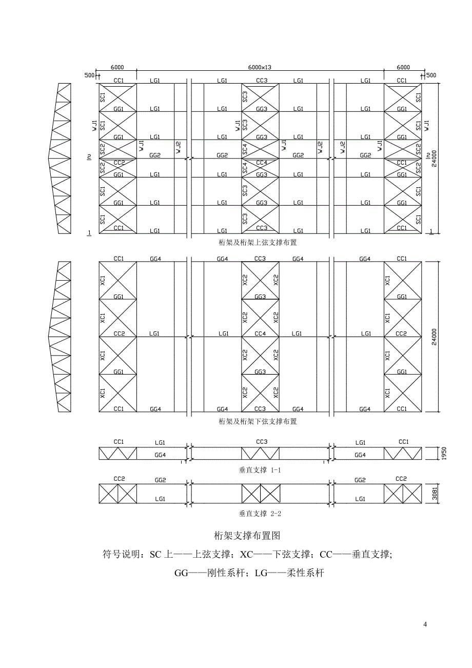 钢结构课程设计计算书-跨度为24m资料_第5页