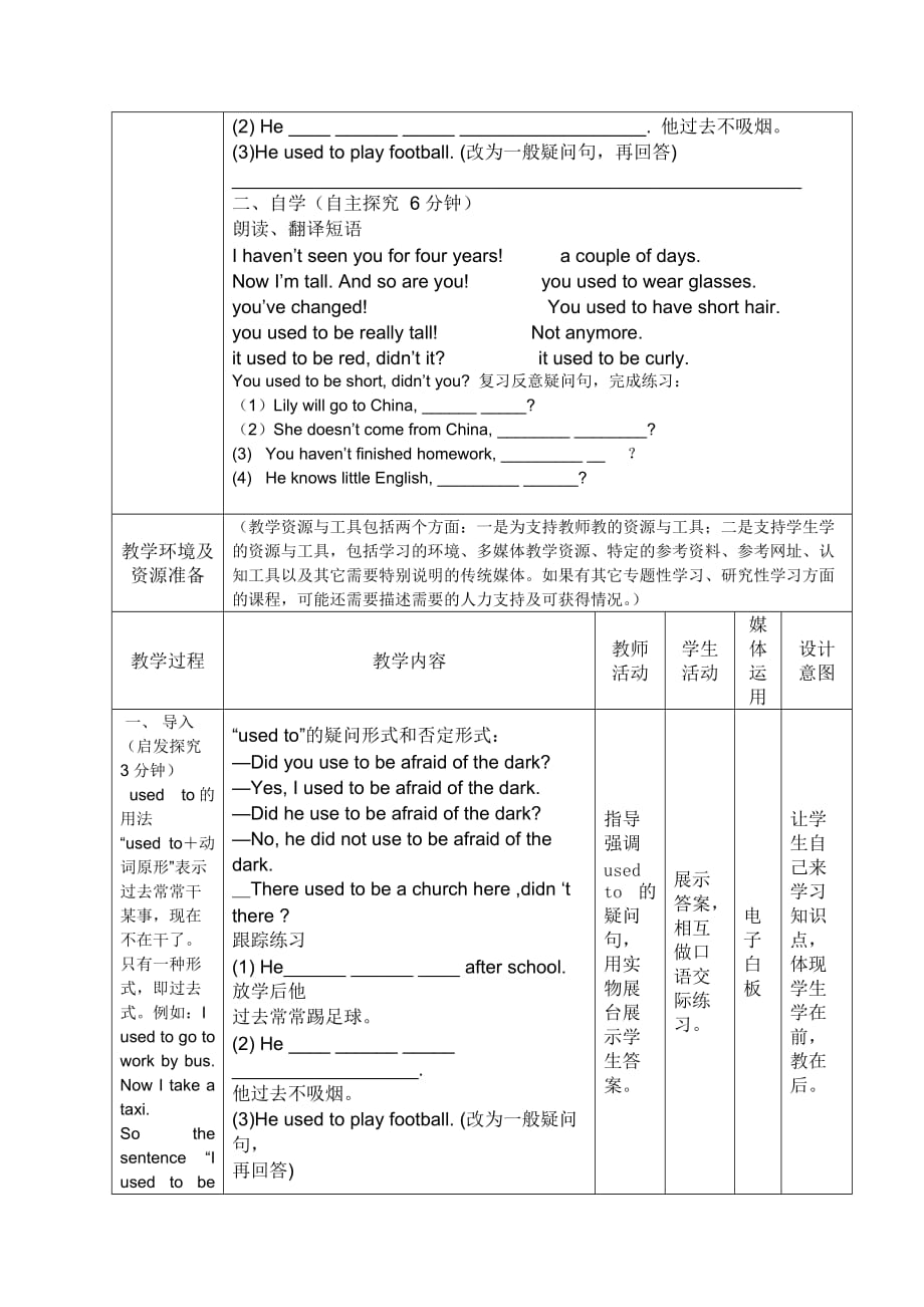 英语人教版九年级全册grade 9 unit 4_第2页