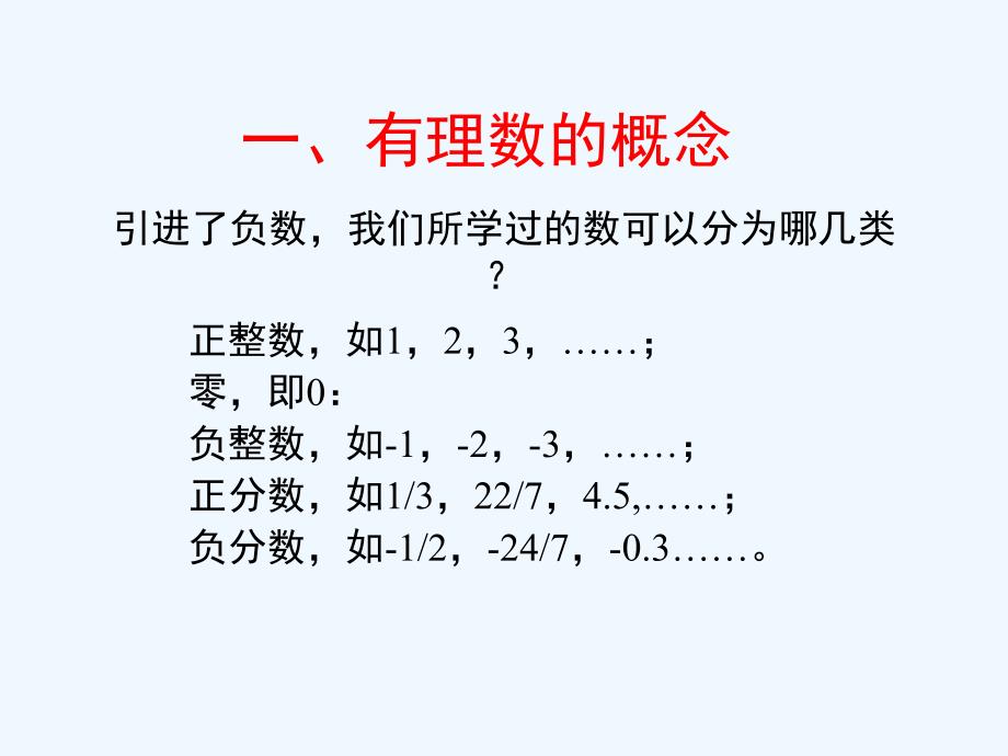 数学华东师大版七年级上册2.1正负数_第2页