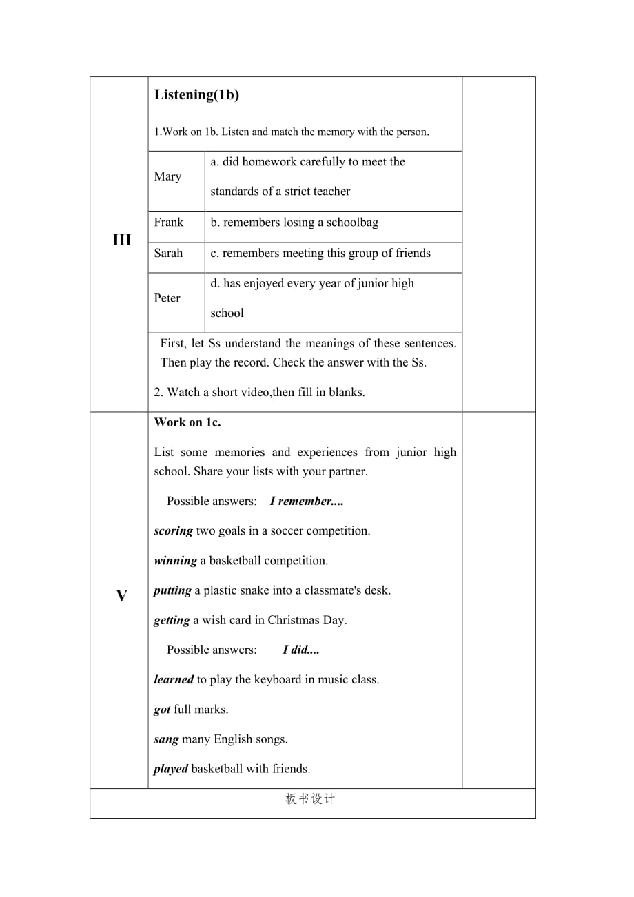 英语人教版九年级全册unit14section a 1 (1a – 1c)_第4页
