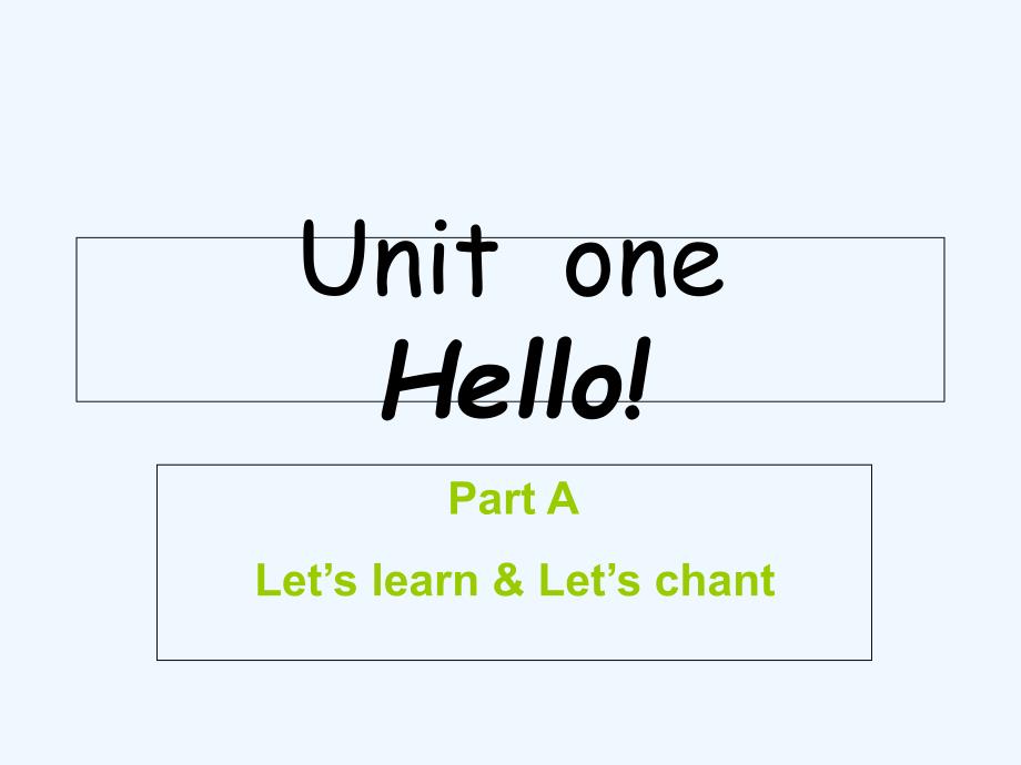 英语人教版三年级上册a let'slearn_第1页