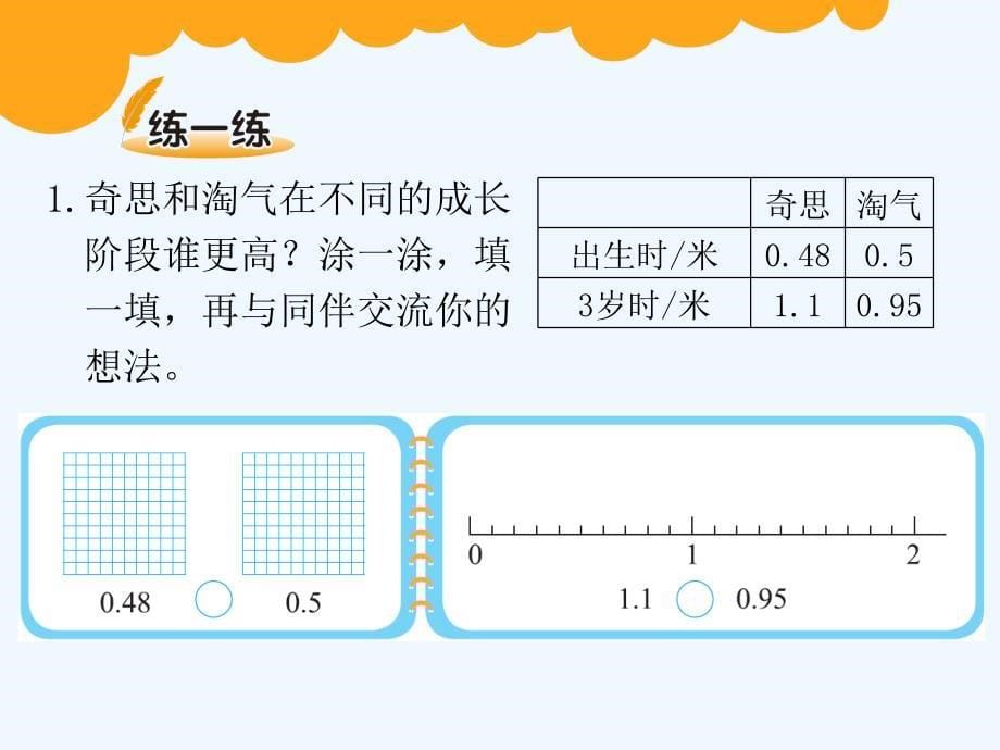 数学北师大版四年级下册比大小.4比大小_第5页