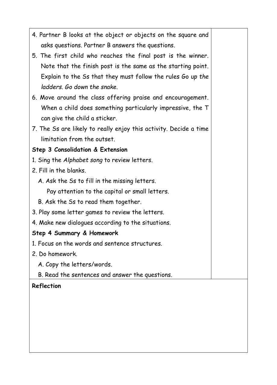 三年级上册英语教案-3 Recycle 2-2-人教(PEP)(2014秋)_第2页