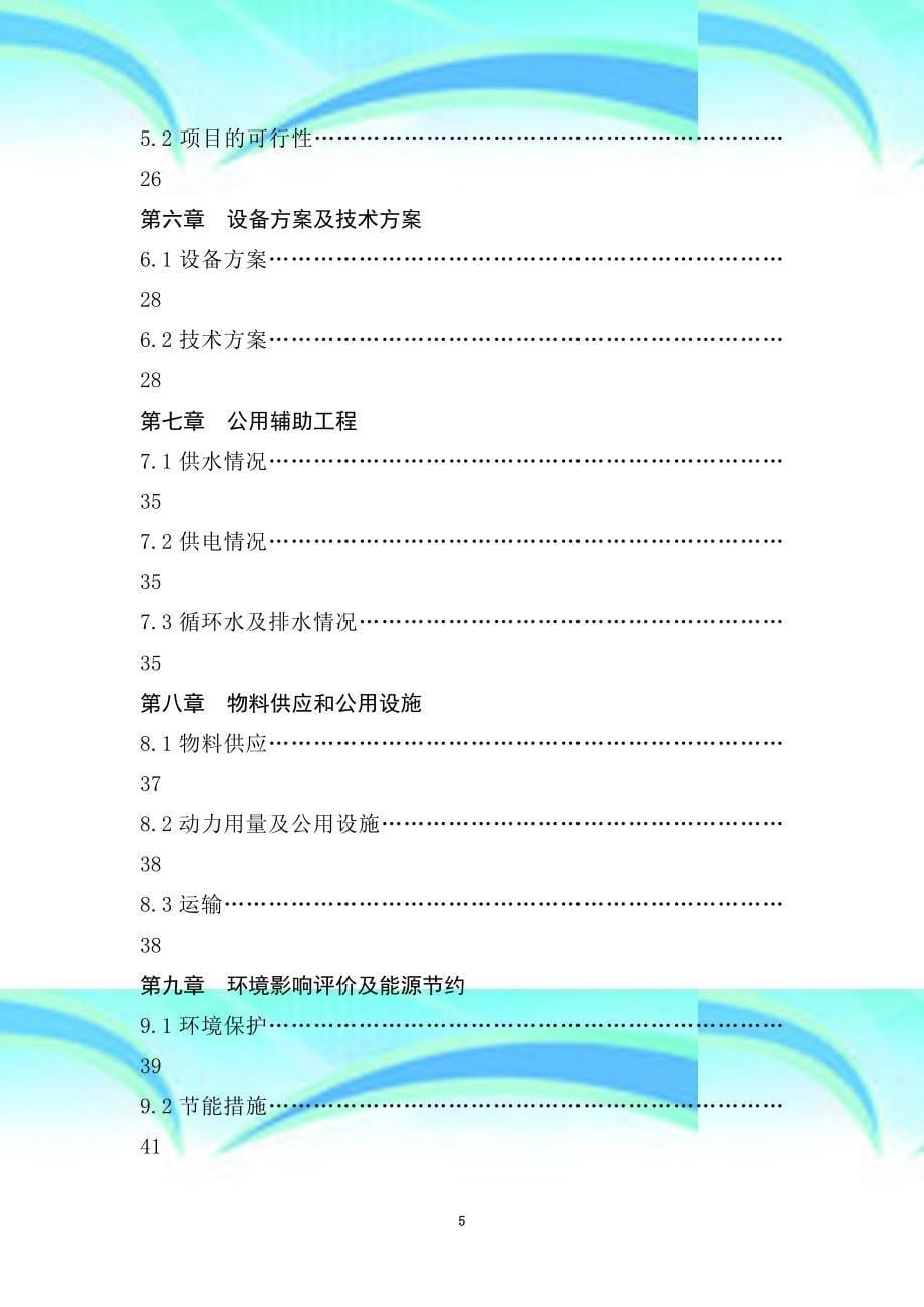 年产1000吨水性环保涂料生产项目可行性研究报告记录精品_第5页