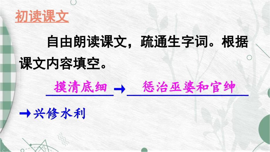 部编版（统编）小学语文四年级上册第八单元《26 西门豹治邺》教学课件PPT2_第3页