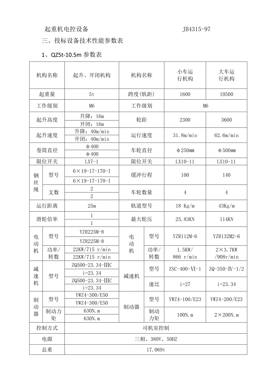 抓斗起重机专业技术文件_第2页