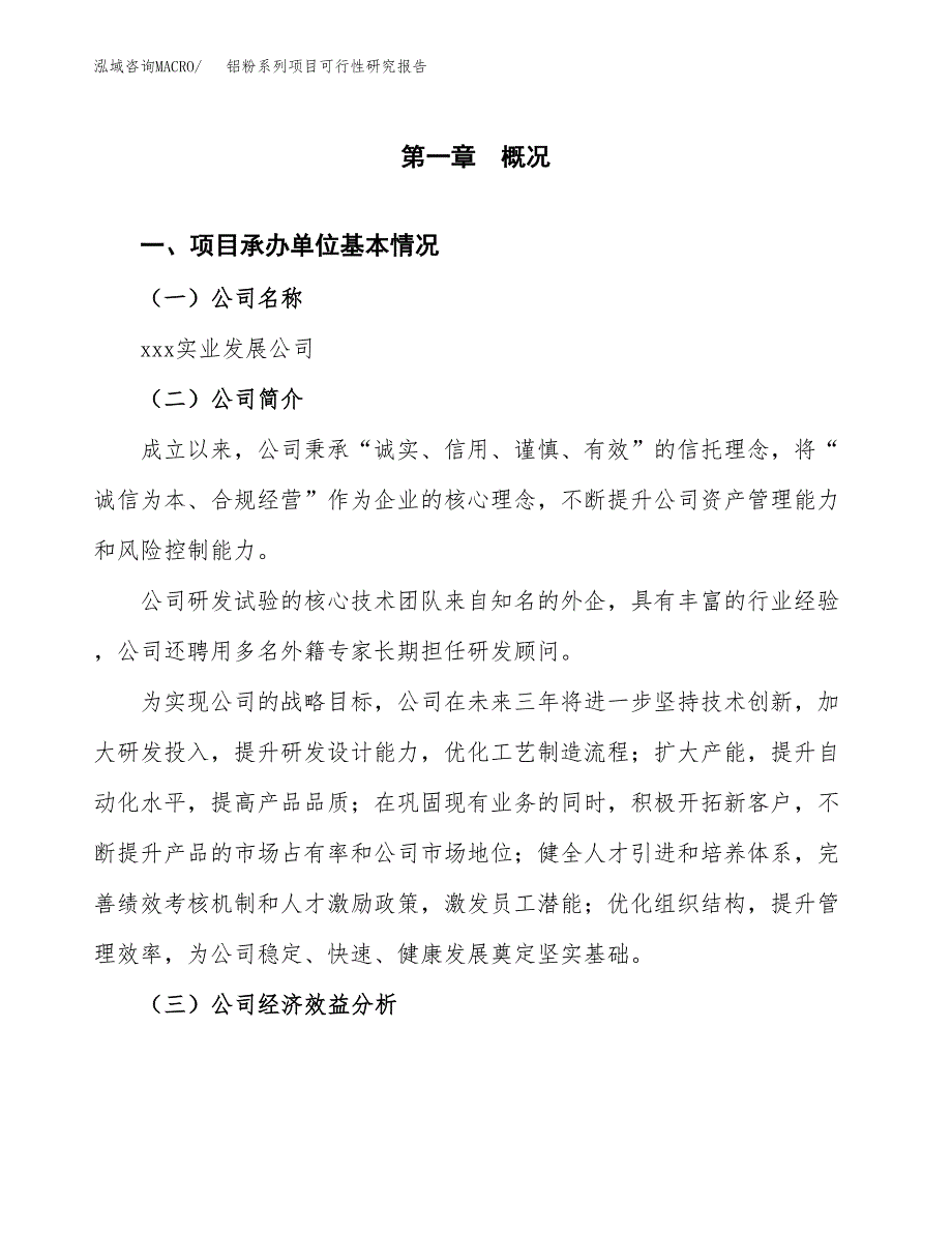 铝粉系列项目可行性研究报告（总投资3000万元）（13亩）_第3页