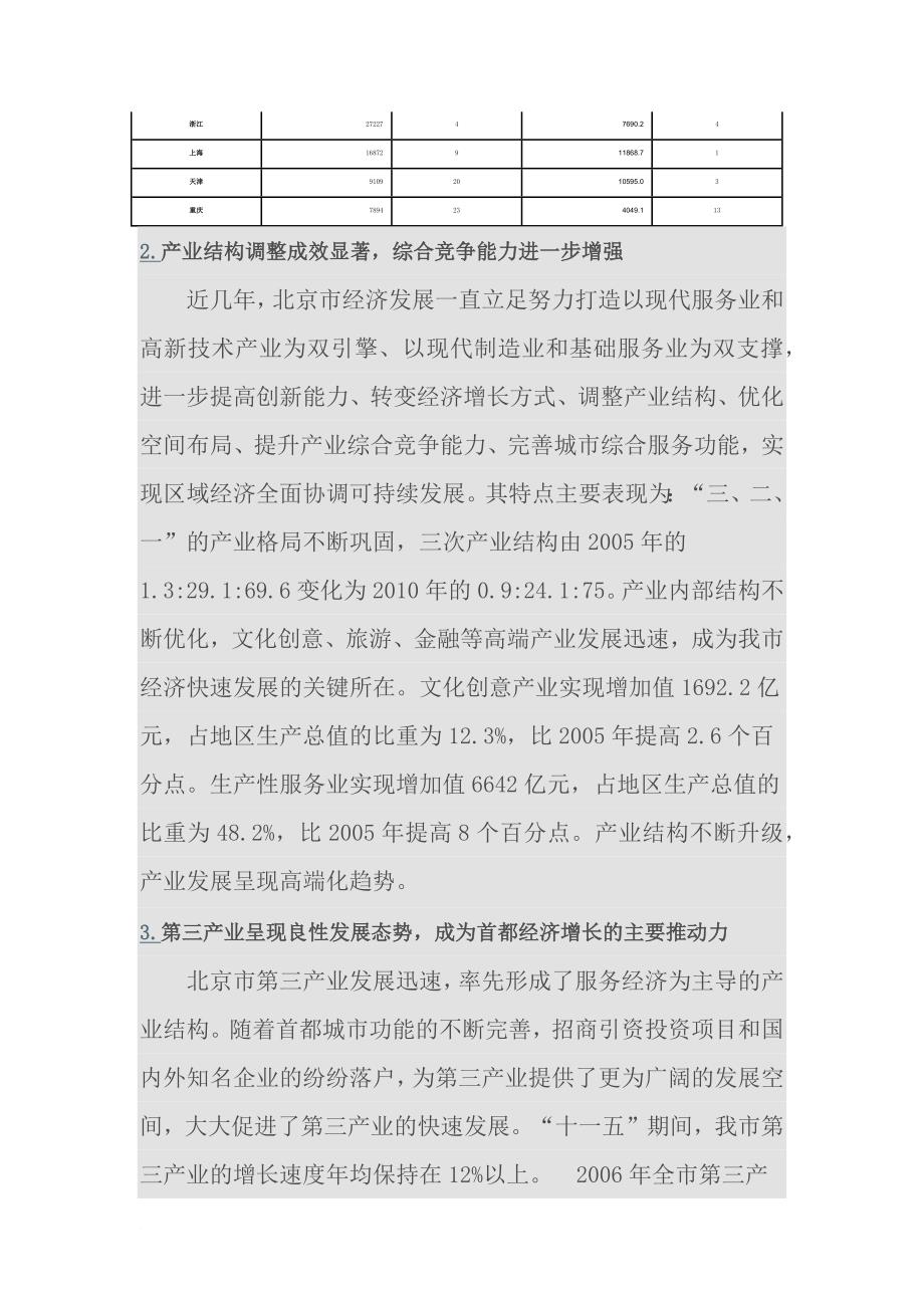 推进北京市产业结构和布局深度调整的对策研究(同名14216)_第3页