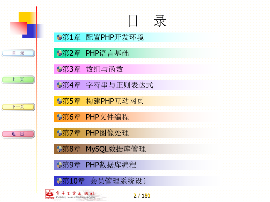 【php网站开发案例教程】精选课件_第2页