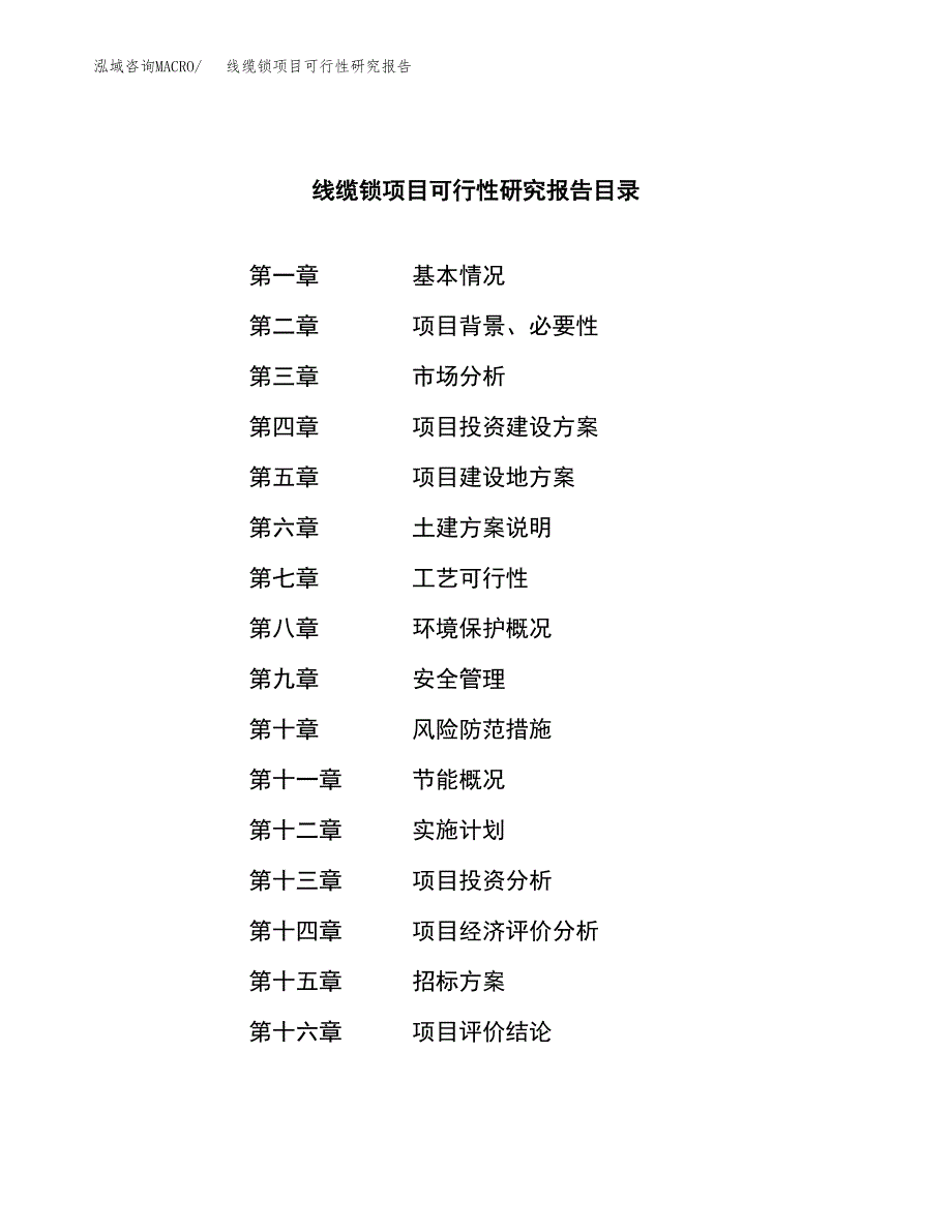 线缆锁项目可行性研究报告（总投资13000万元）（49亩）_第2页